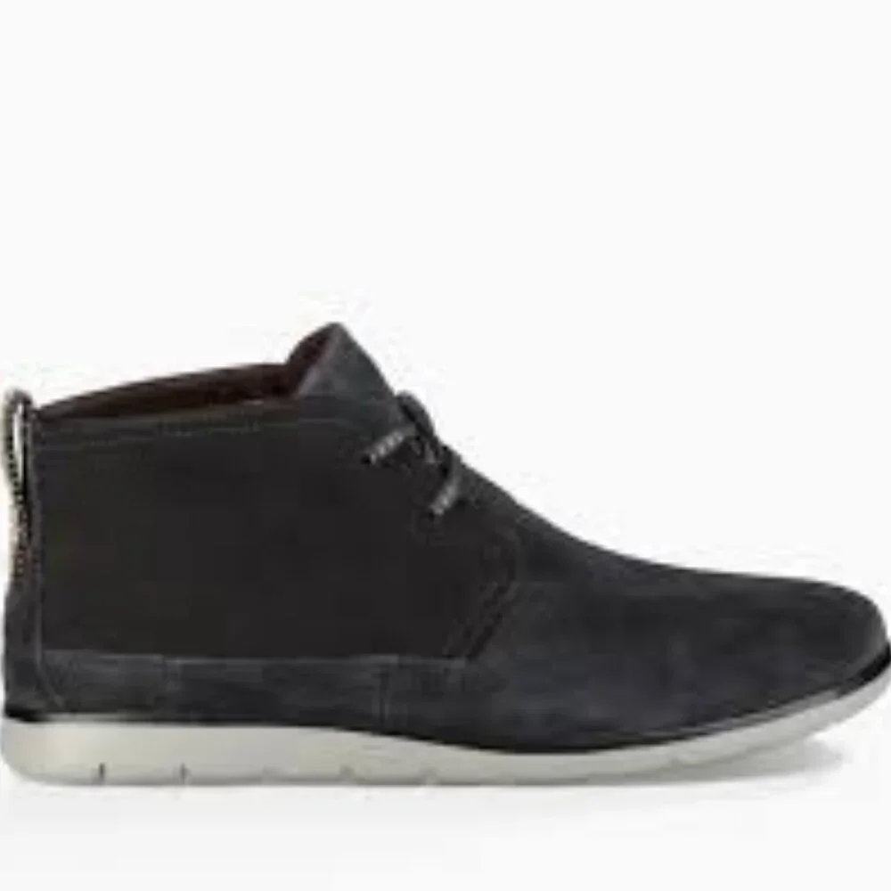 UGG Men's Black Freamon 1094358 Suede Waterproof Ankle Chukka Boots Size 9‎